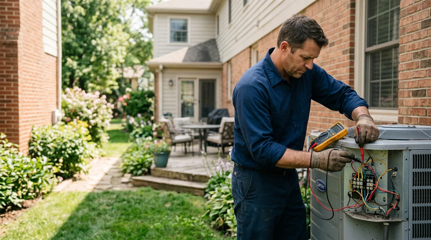 HVAC technician working near West Columbia, WV